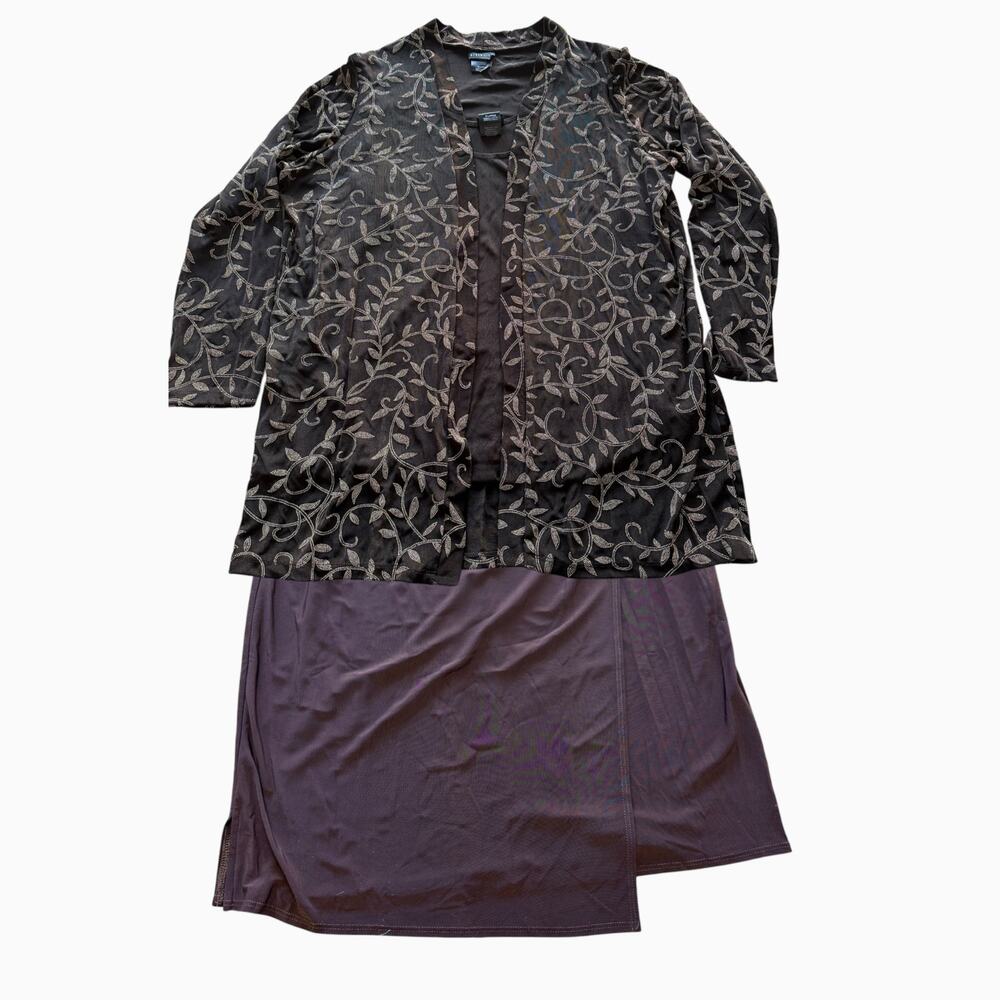 Jaclyn Smith Tunic Style Top and Pants Bundle